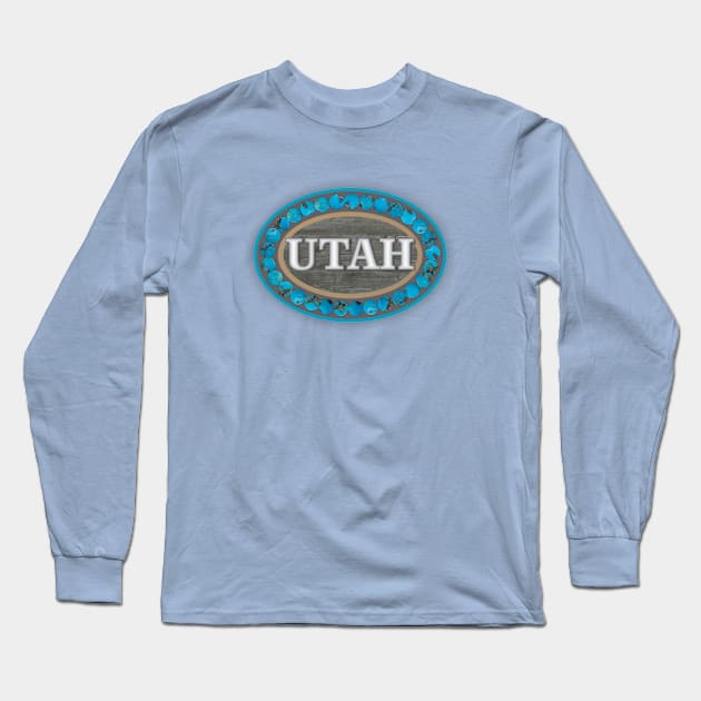 Utah Long Sleeve T-Shirt by Dale Preston Design